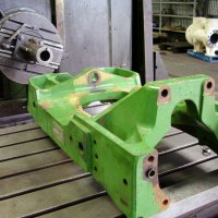 Borer with John Deere tractor chassis component